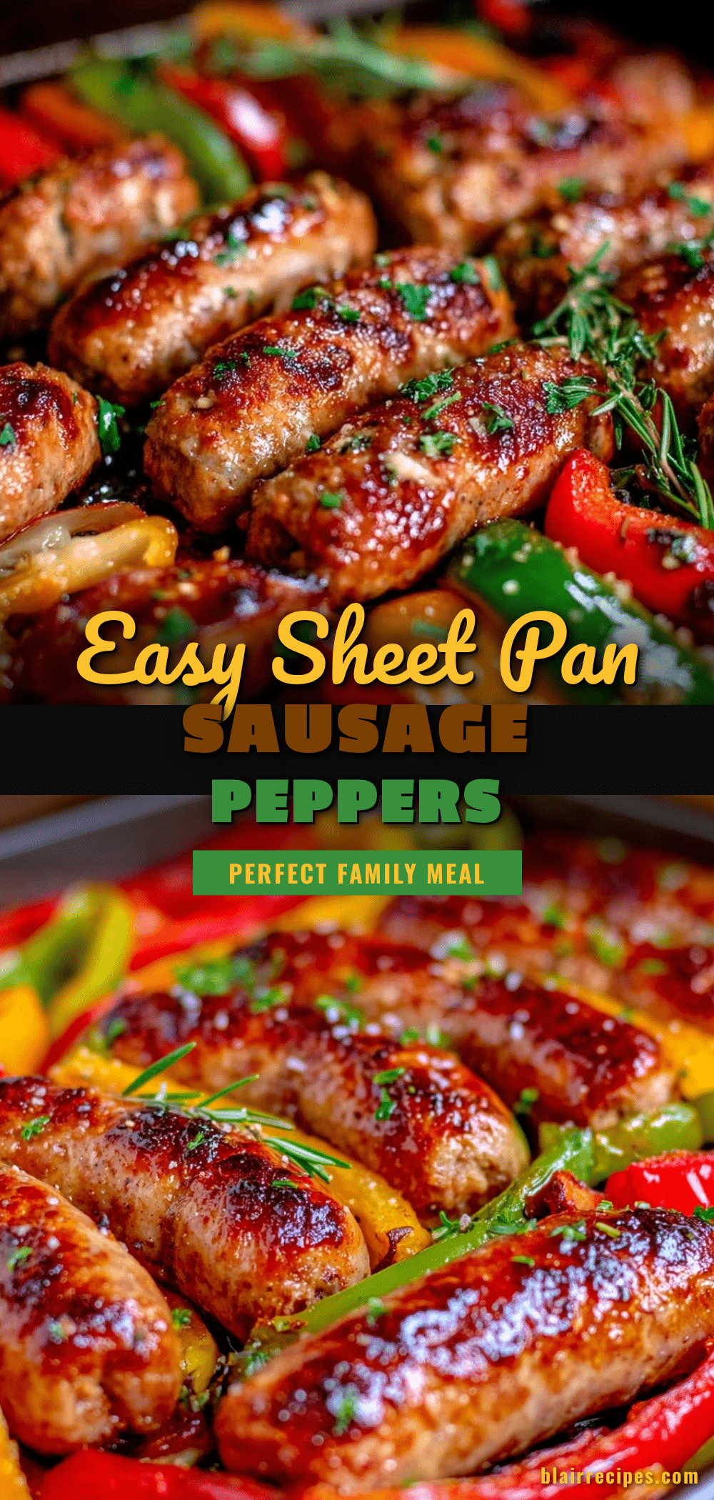 sheet pan sausage and peppers recipe