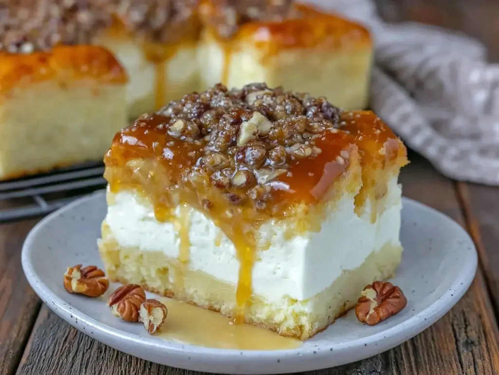 sopapilla cheesecake bars - featured image