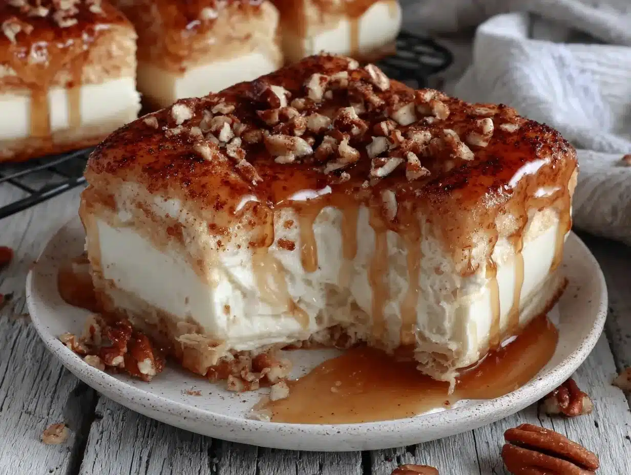 sopapilla cheesecake bars preparation steps