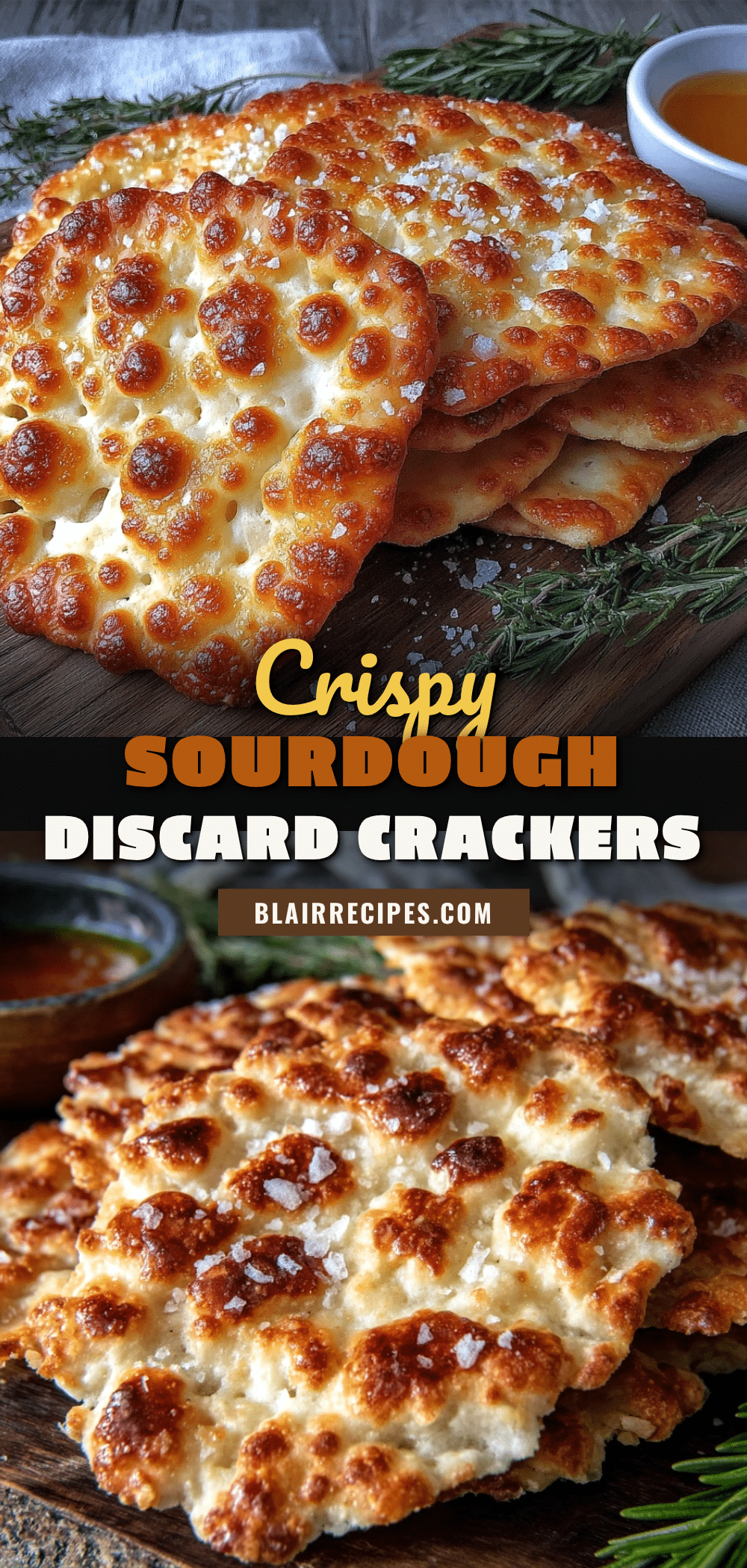 sourdough discard crackers recipe