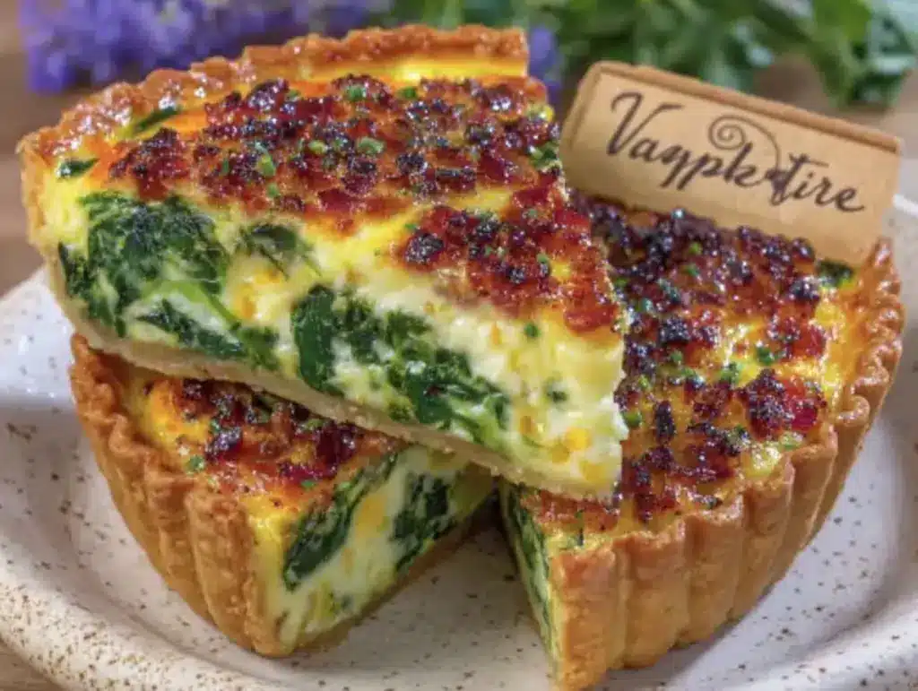 spinach quiche lorraine - featured image