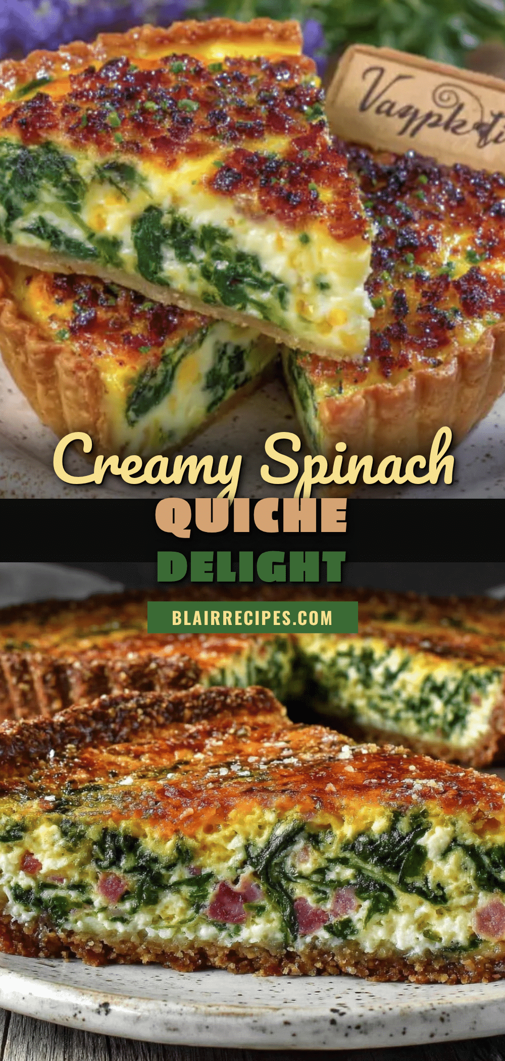 spinach quiche lorraine recipe