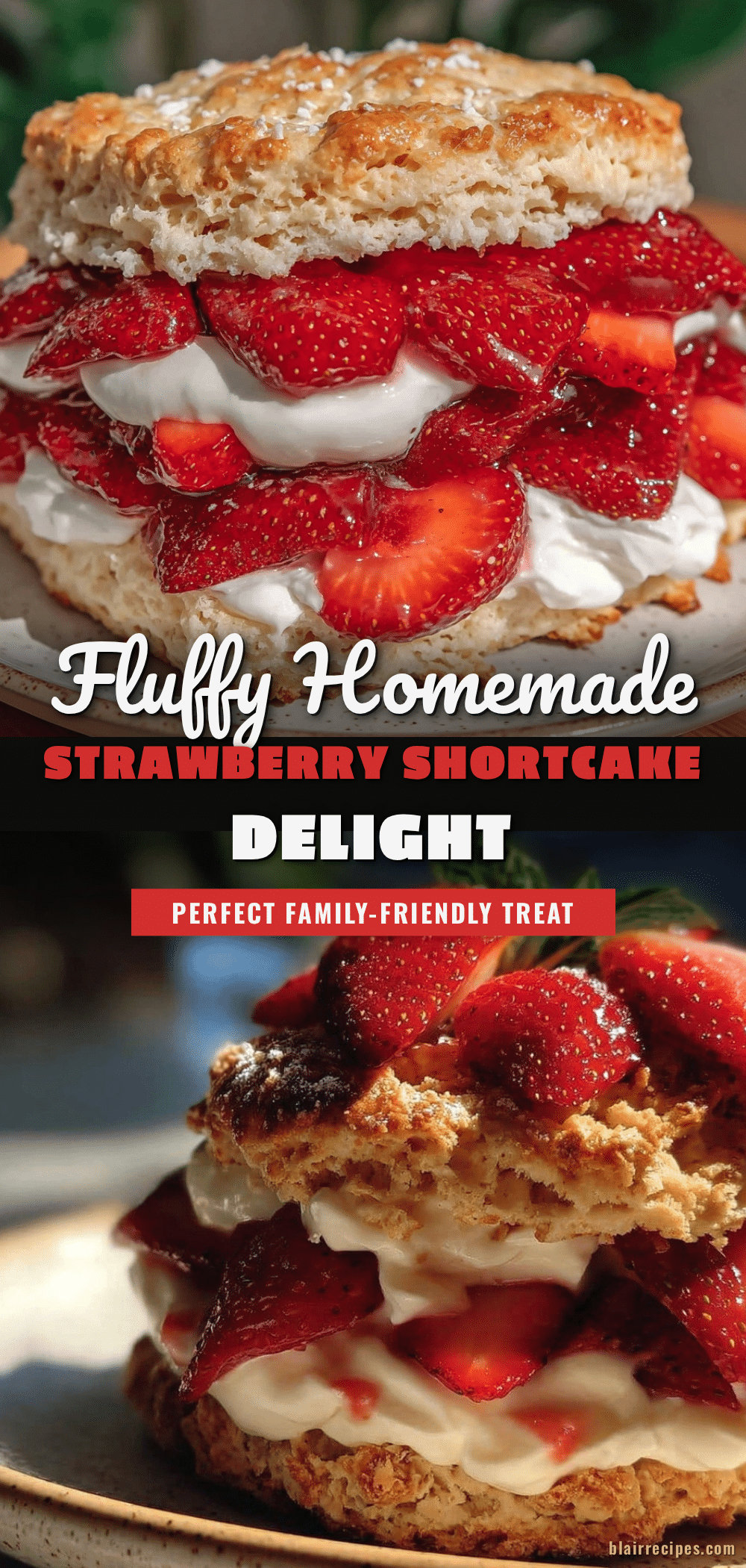 strawberry shortcake with homemade biscuits recipe