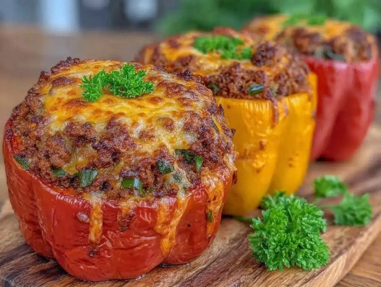 stuffed bell peppers without rice preparation steps