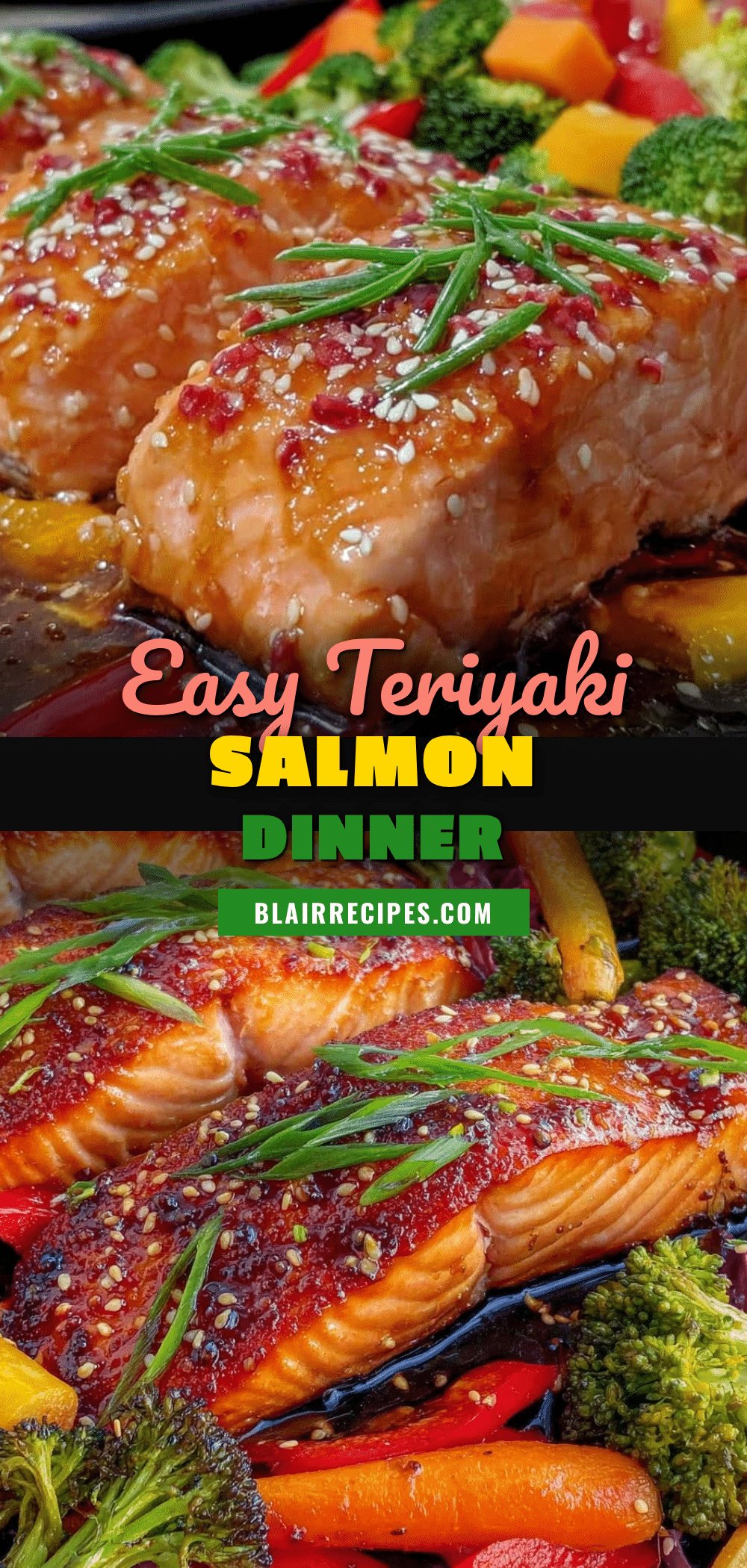 teriyaki salmon sheet pan dinner recipe