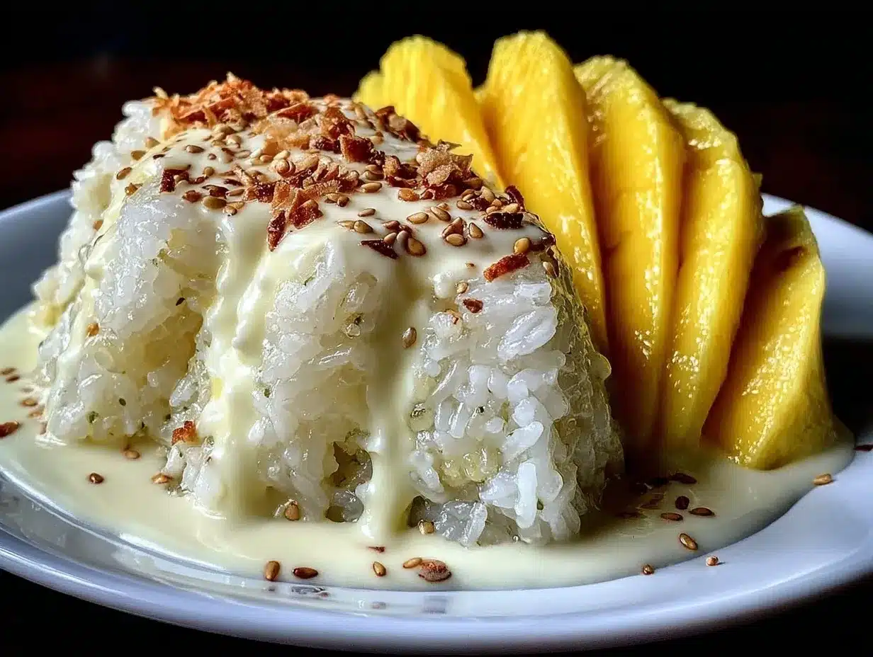 thai mango sticky rice preparation steps