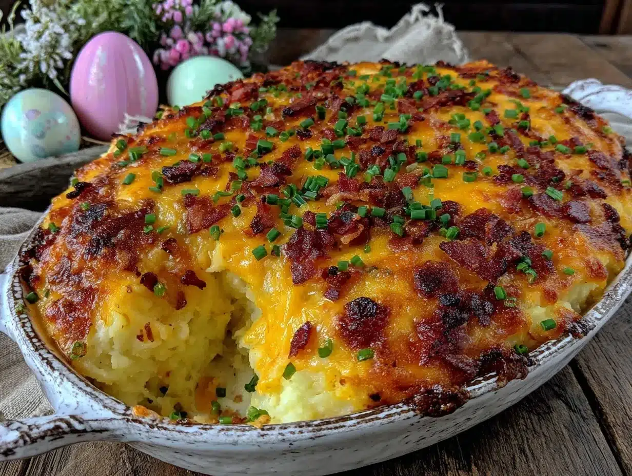twice baked potato casserole preparation steps