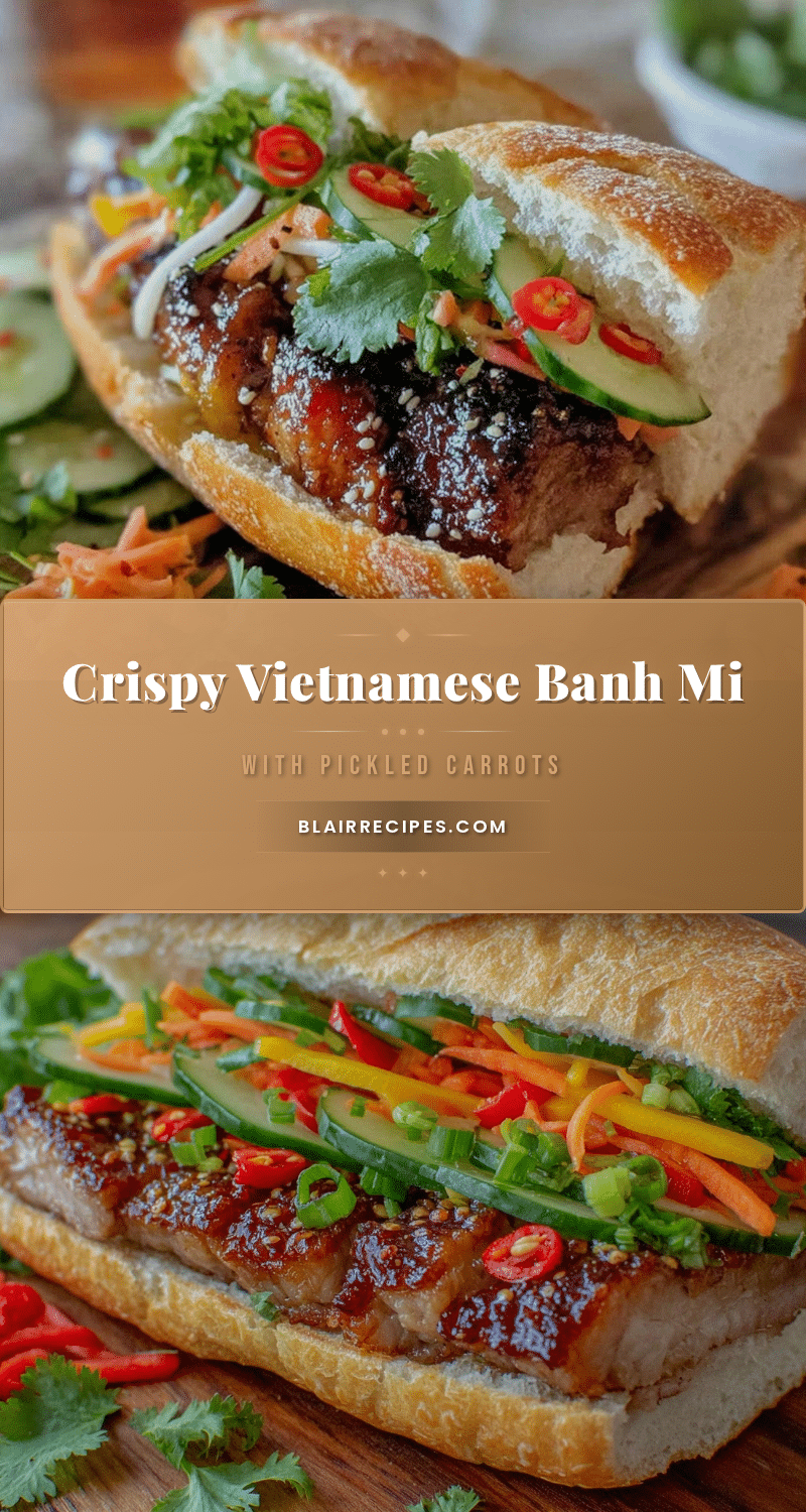 Vietnamese banh mi sandwich recipe