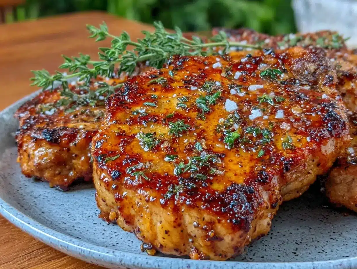 air fryer pork chops preparation steps