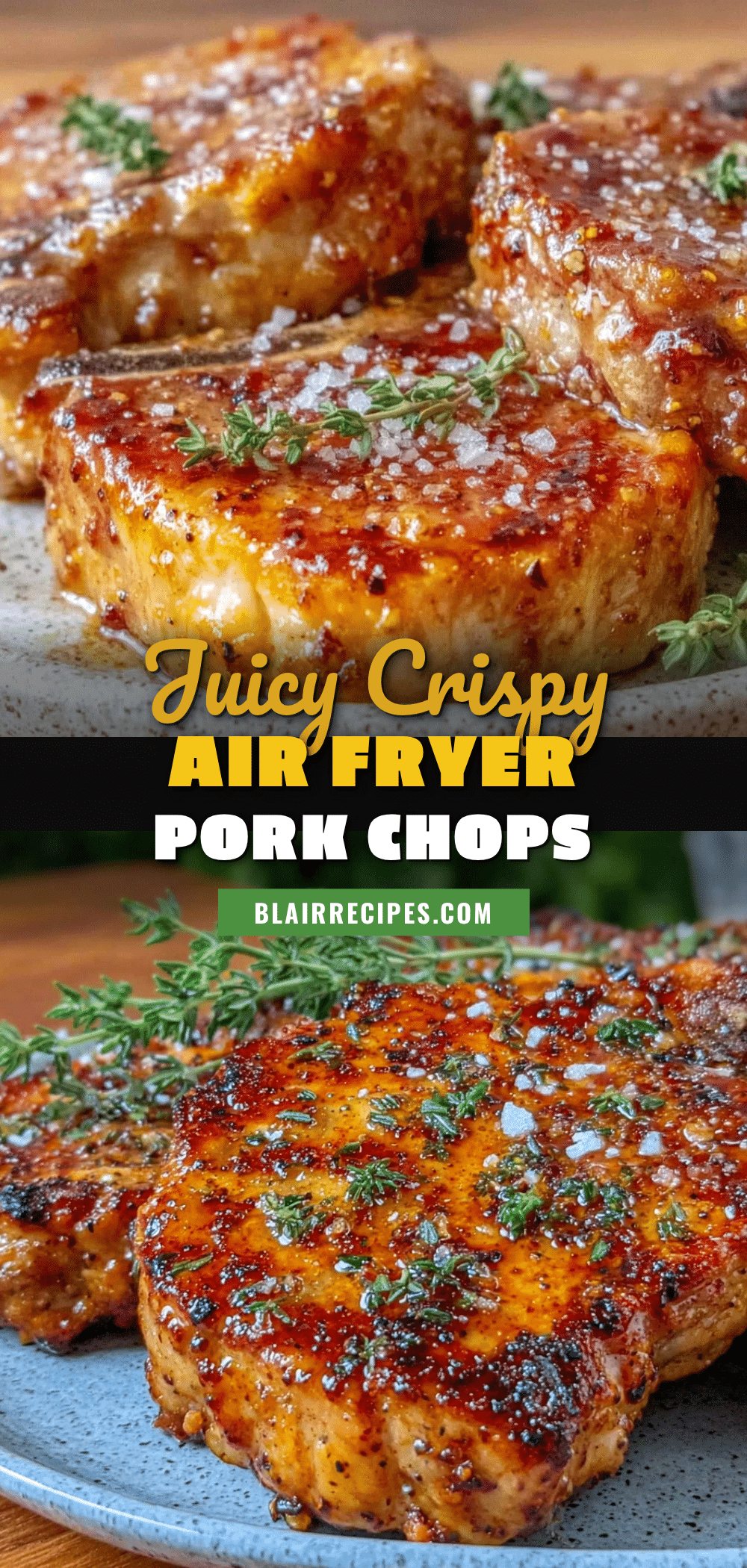 air fryer pork chops recipe