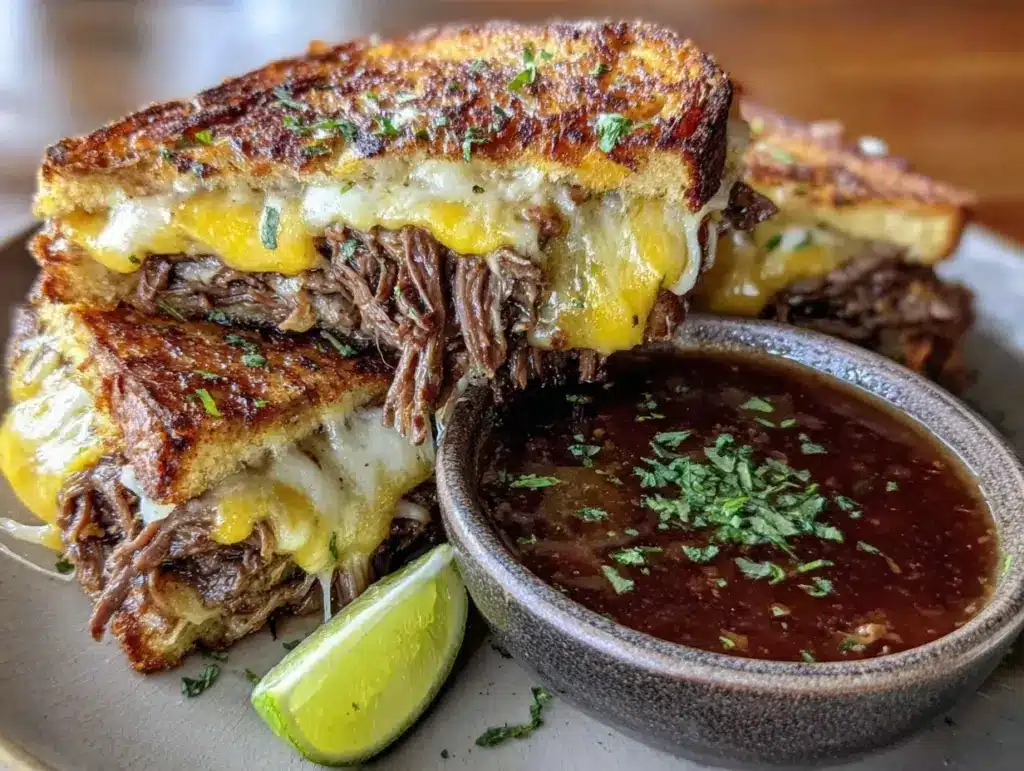 birria grilled cheese - featured image