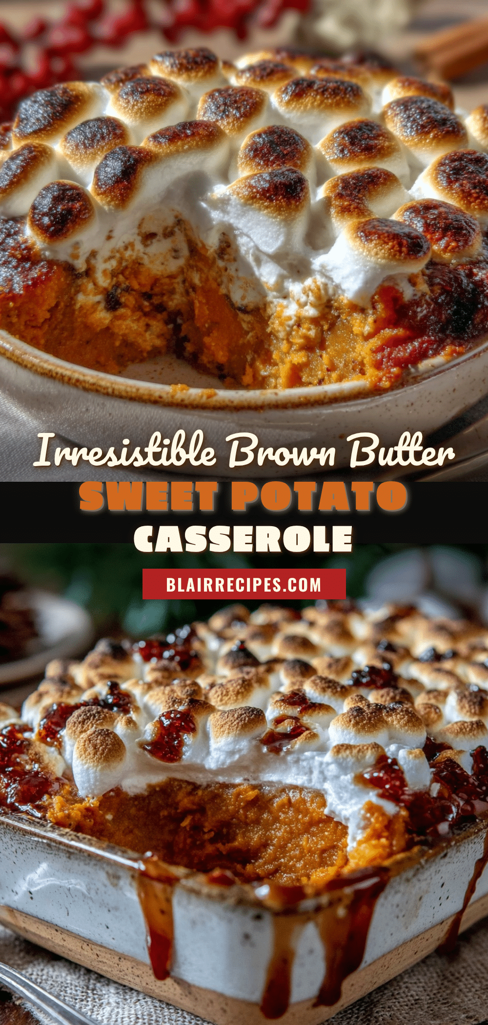brown butter sweet potato casserole recipe