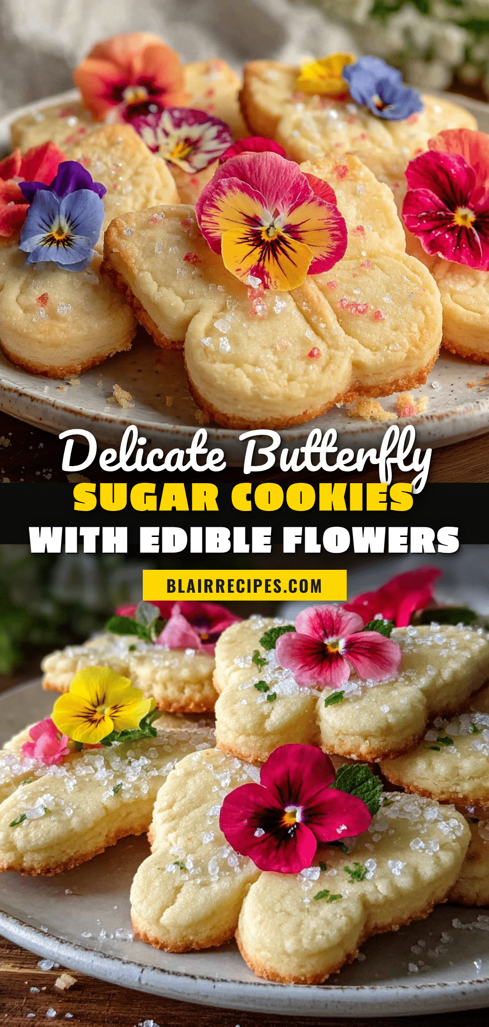 butterfly sugar cookies recipe