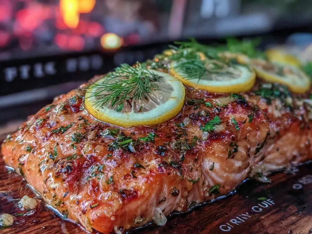 cedar plank salmon recipe - featured image
