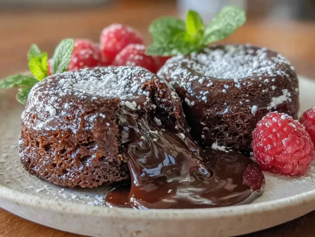 chocolate lava cake for two - featured image