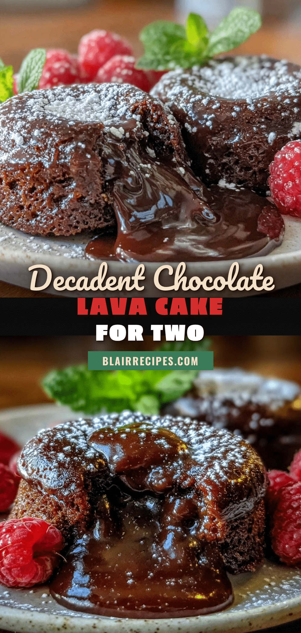 chocolate lava cake for two recipe