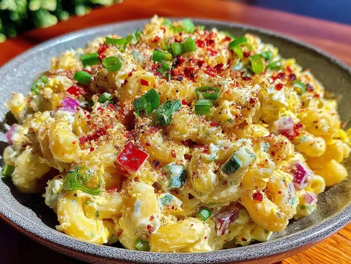 classic homemade macaroni salad preparation steps