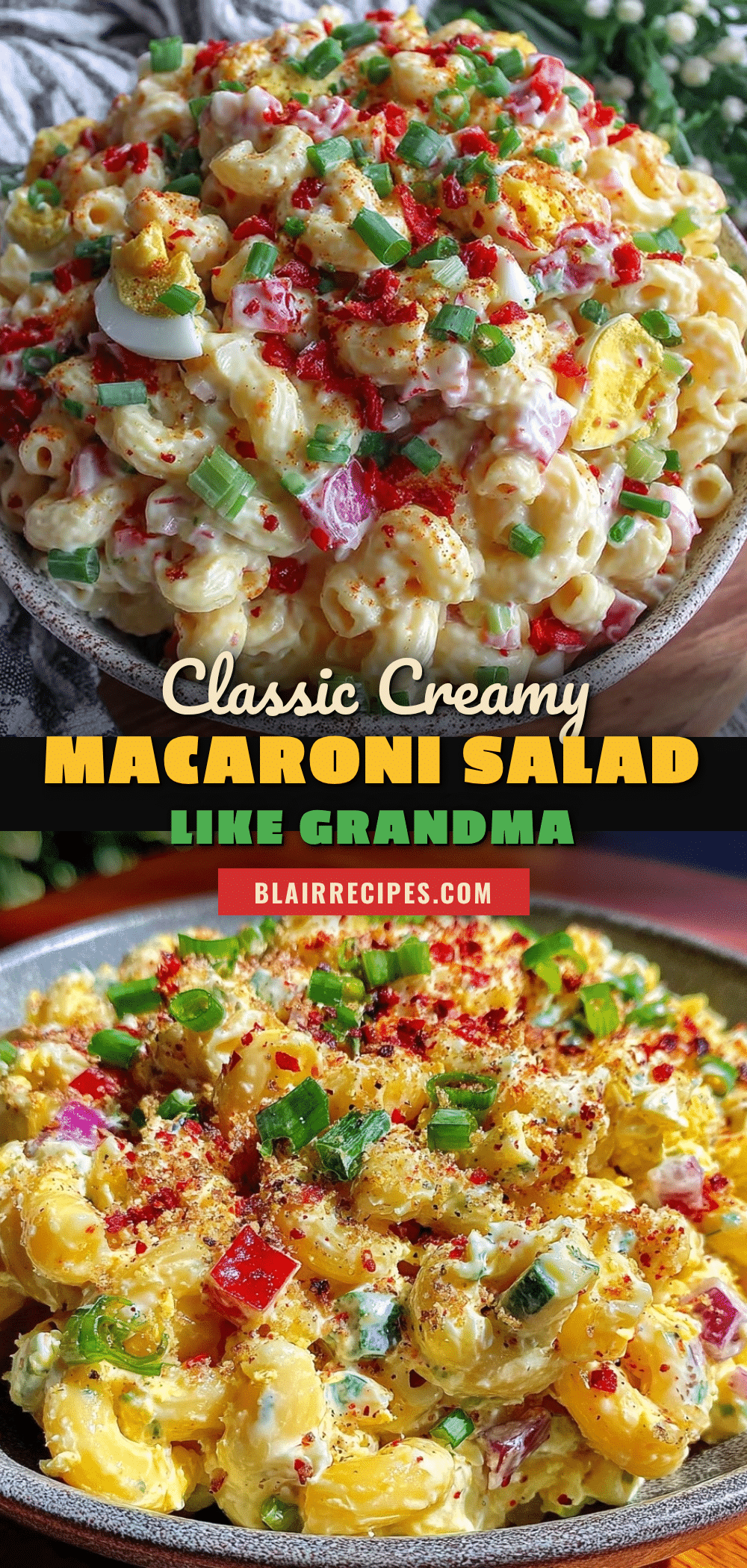 classic homemade macaroni salad recipe