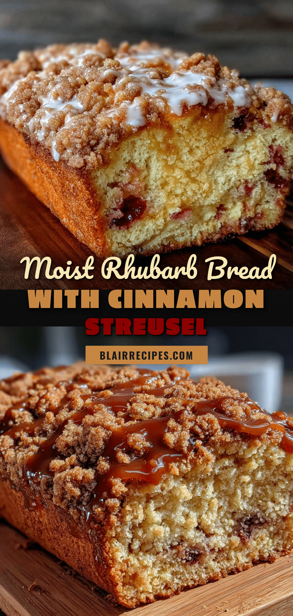 cozy rhubarb bread recipe