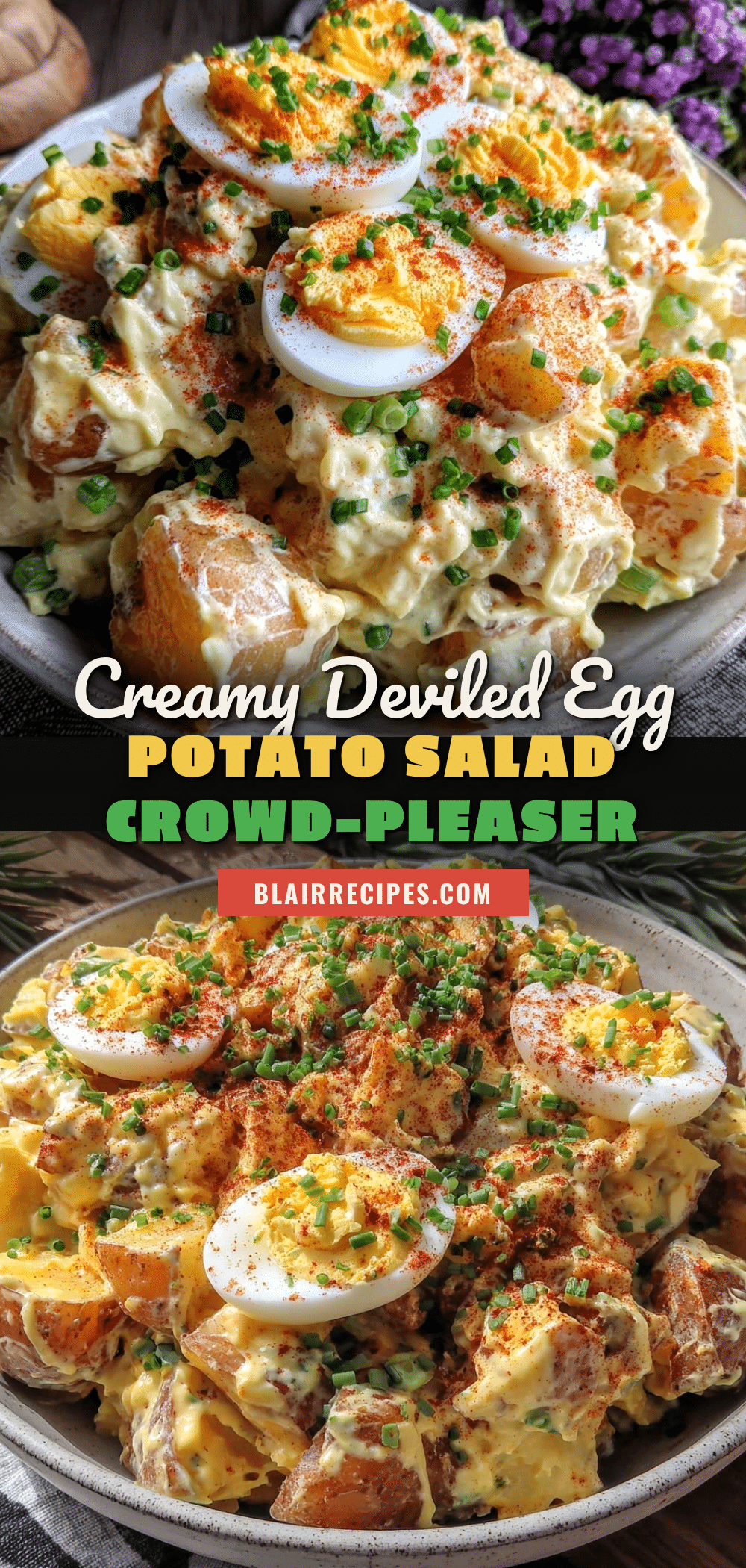 creamy deviled egg potato salad recipe