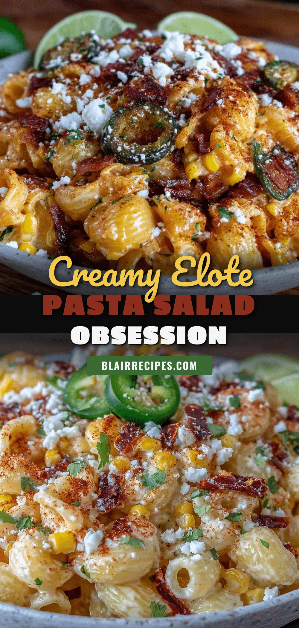 creamy elote pasta salad recipe