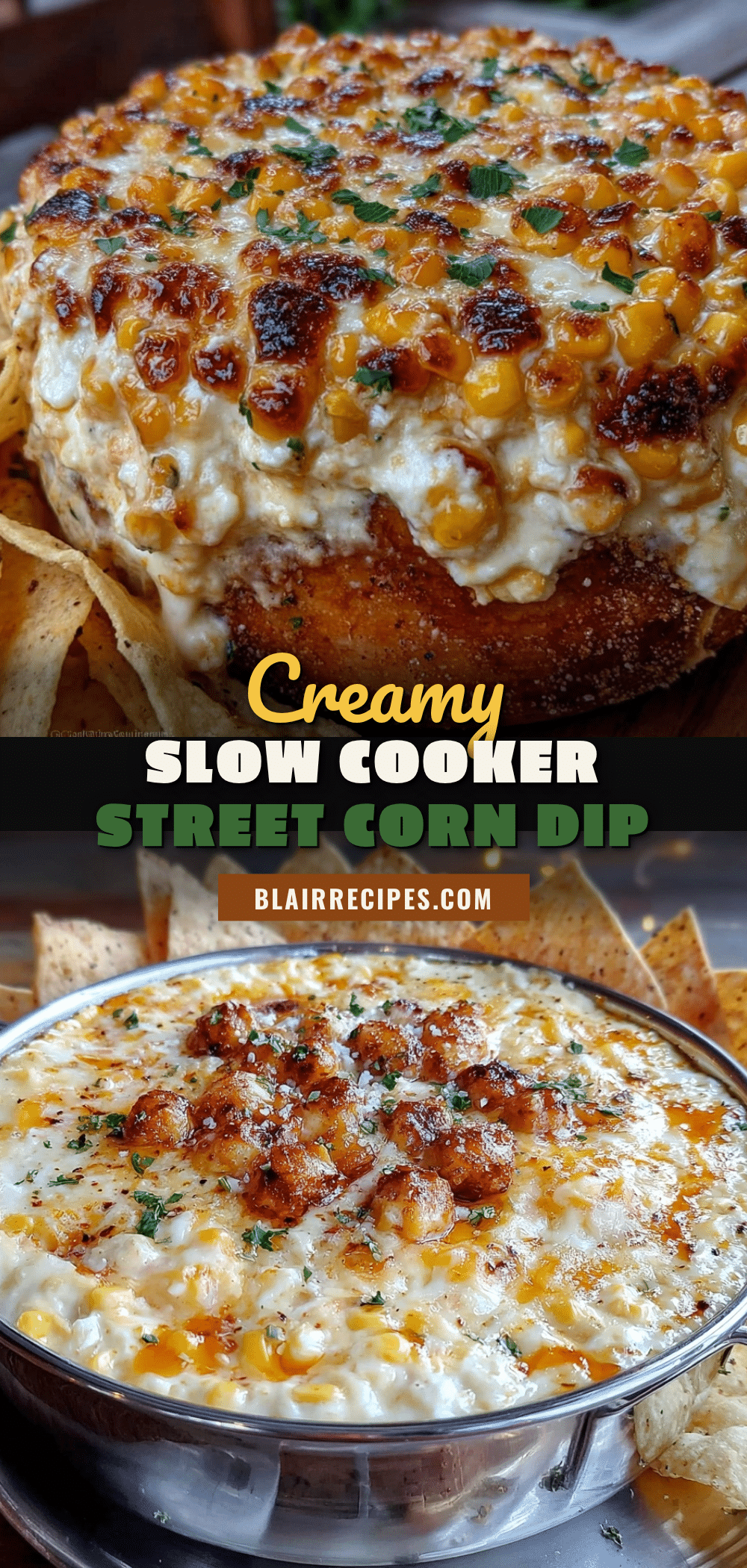 creamy slow cooker street corn dip recipe