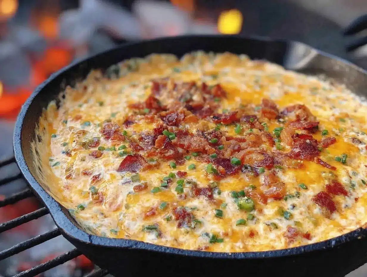 creamy smoked queso dip preparation steps