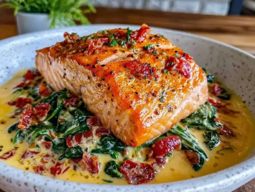 Creamy Tuscan Salmon - featured image