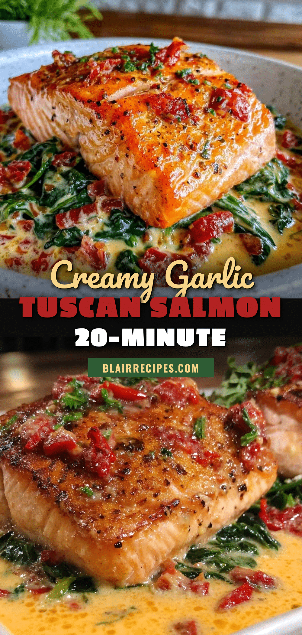 Creamy Tuscan Salmon recipe