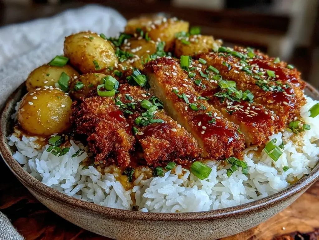 crispy chicken katsu curry - featured image
