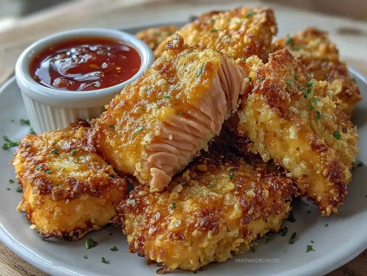 crispy salmon bites preparation steps