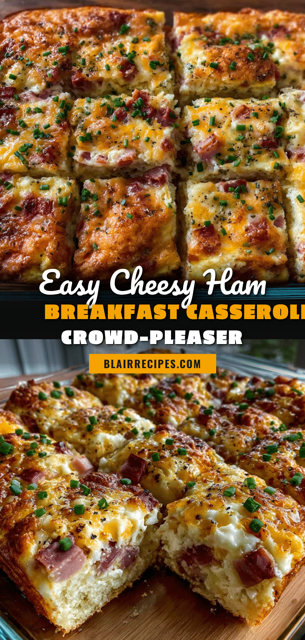 easy ham and cheese breakfast casserole recipe