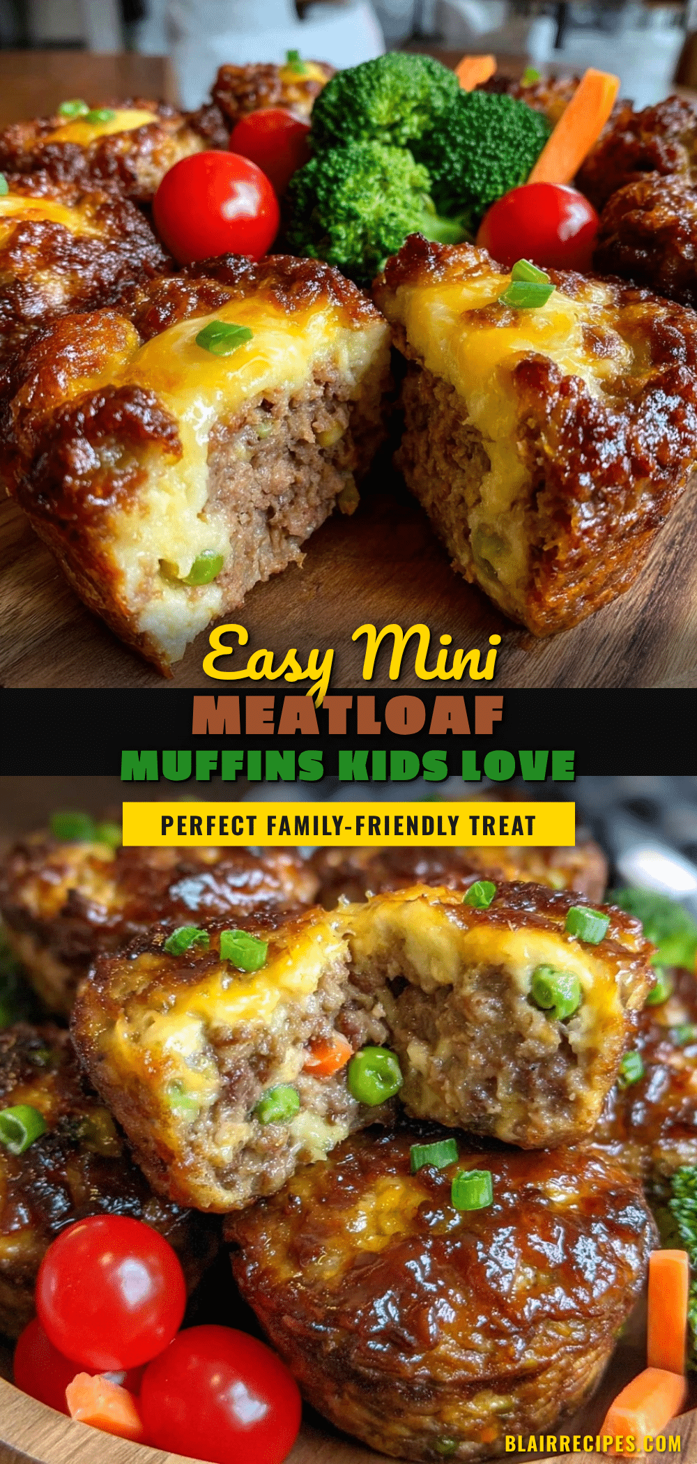 easy mini meatloaf muffins recipe