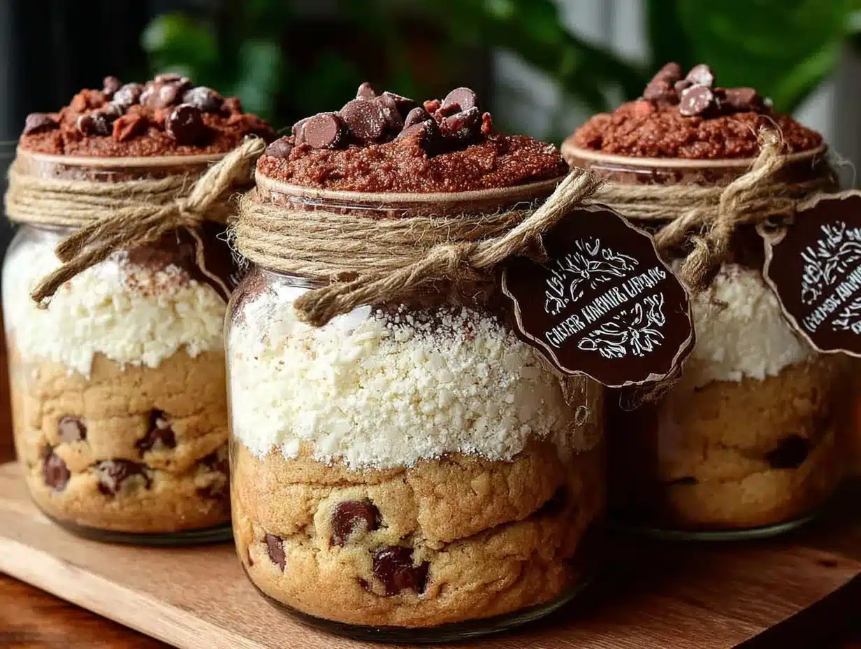 easy teacher cookie gift jars preparation steps