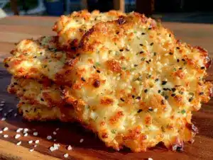 everything bagel cheese crisps - featured image