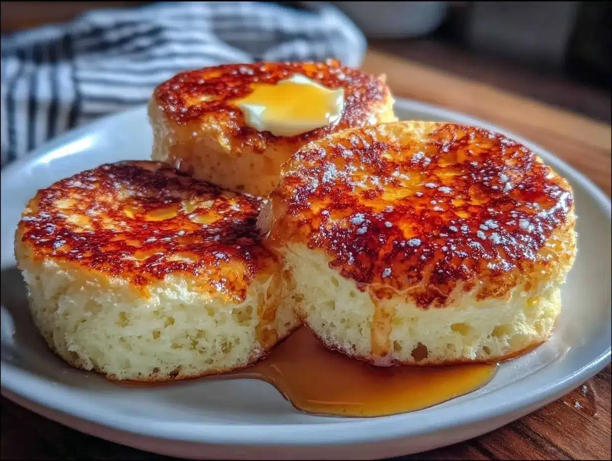 fluffy Japanese souffle pancakes preparation steps