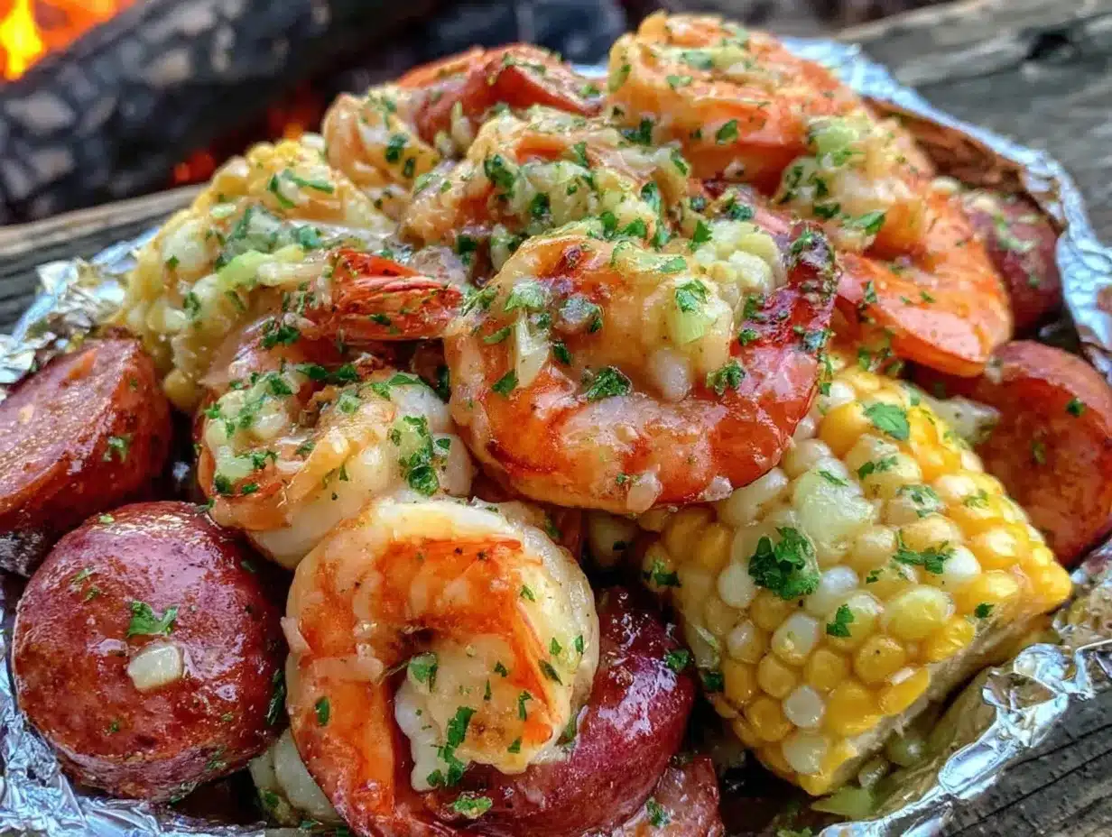 foil packet shrimp boil preparation steps