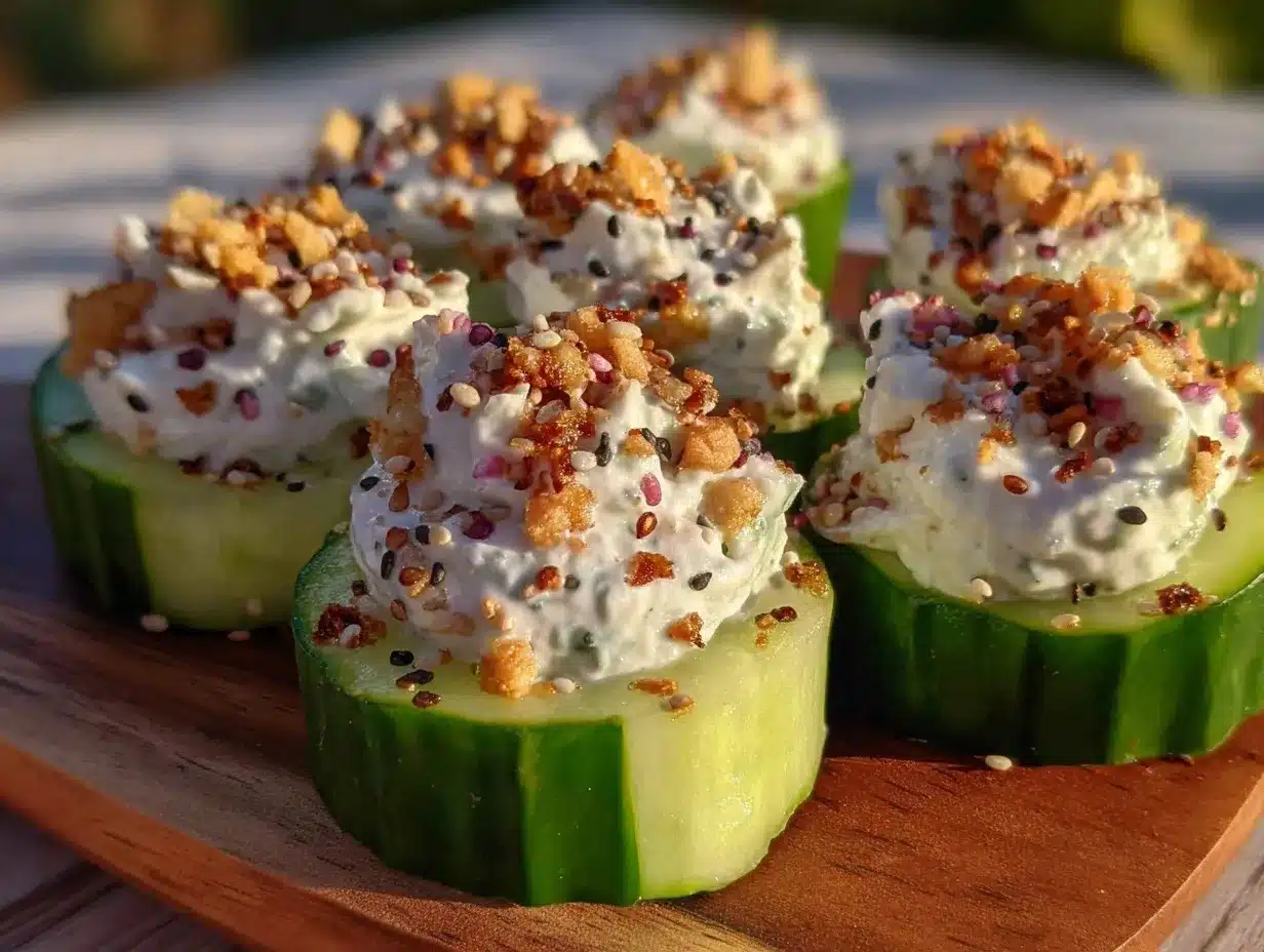 fresh cucumber bites preparation steps