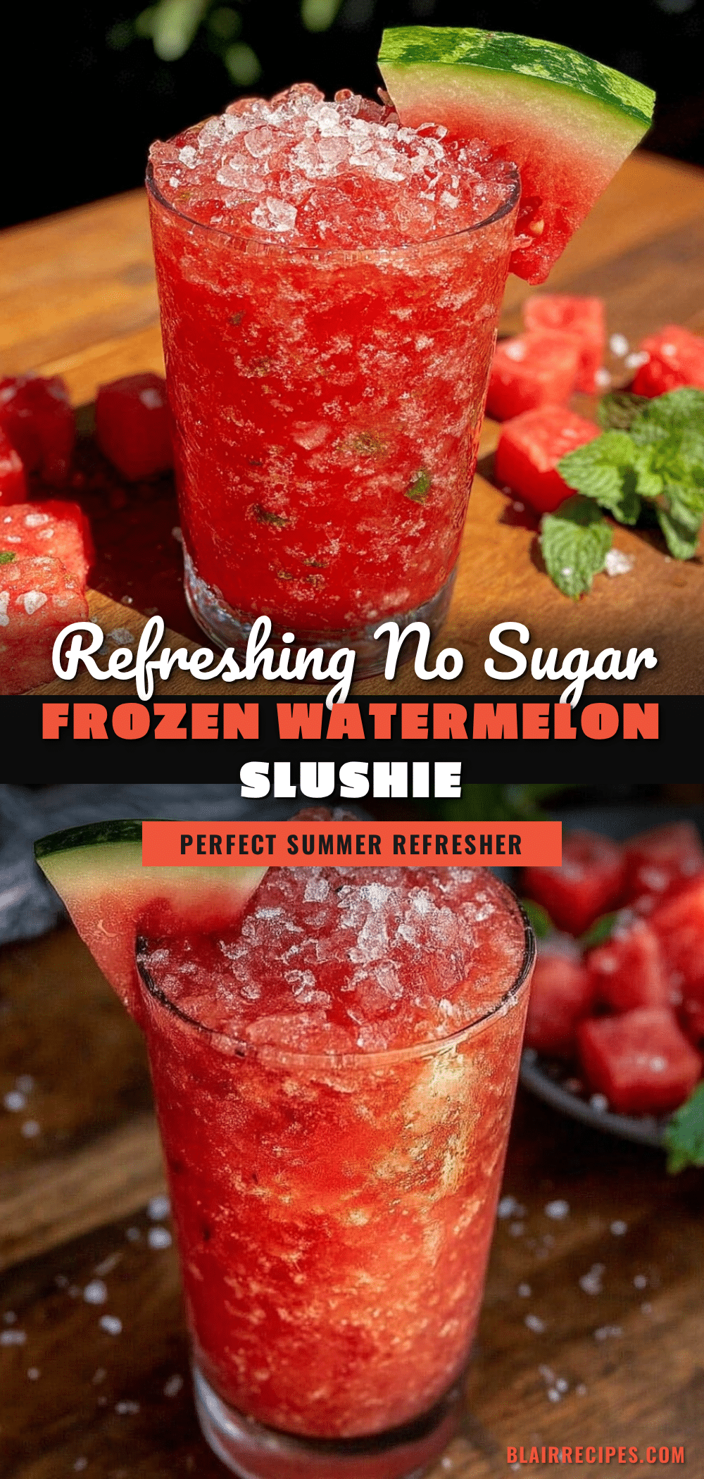 fresh frozen watermelon slushie recipe