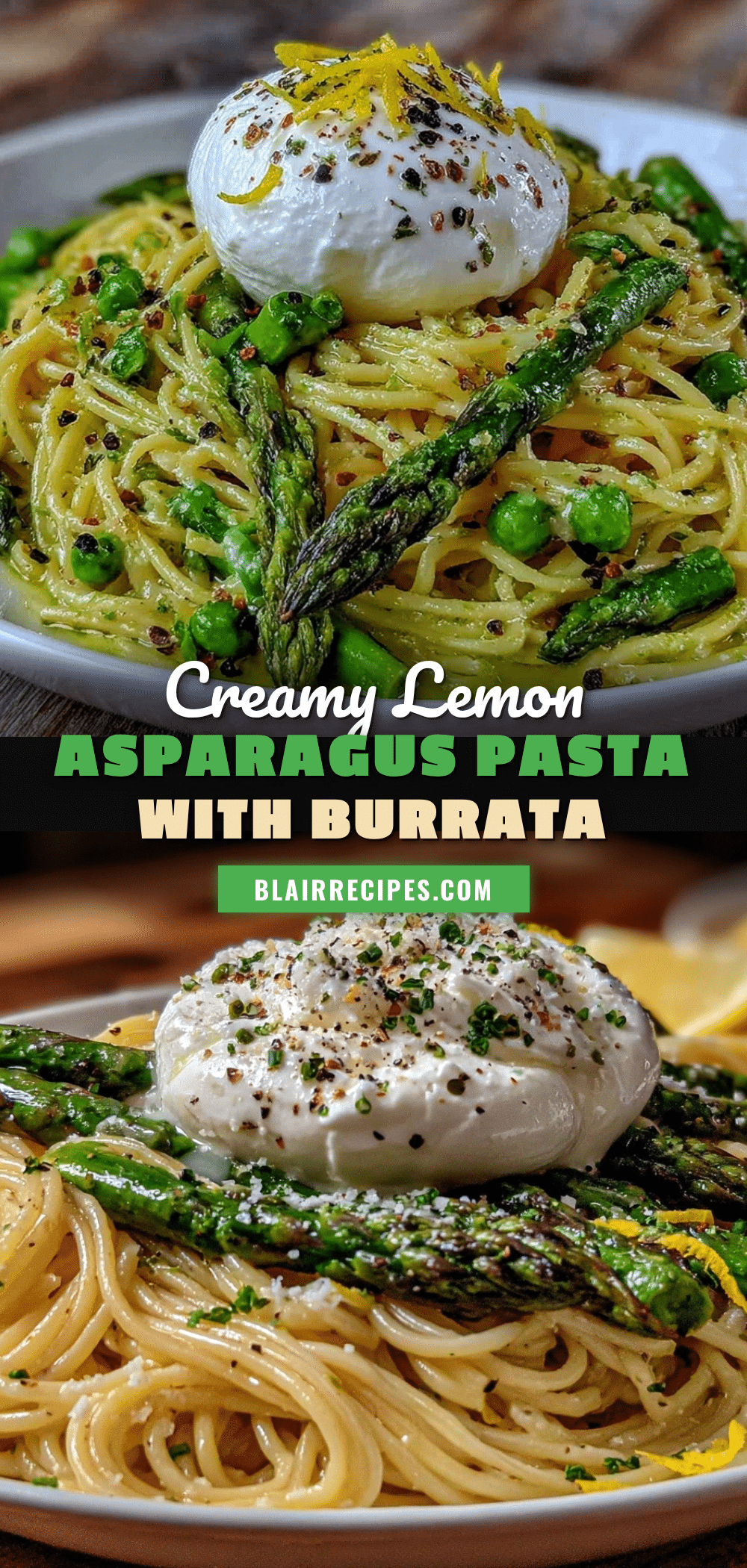 fresh lemon asparagus pasta recipe