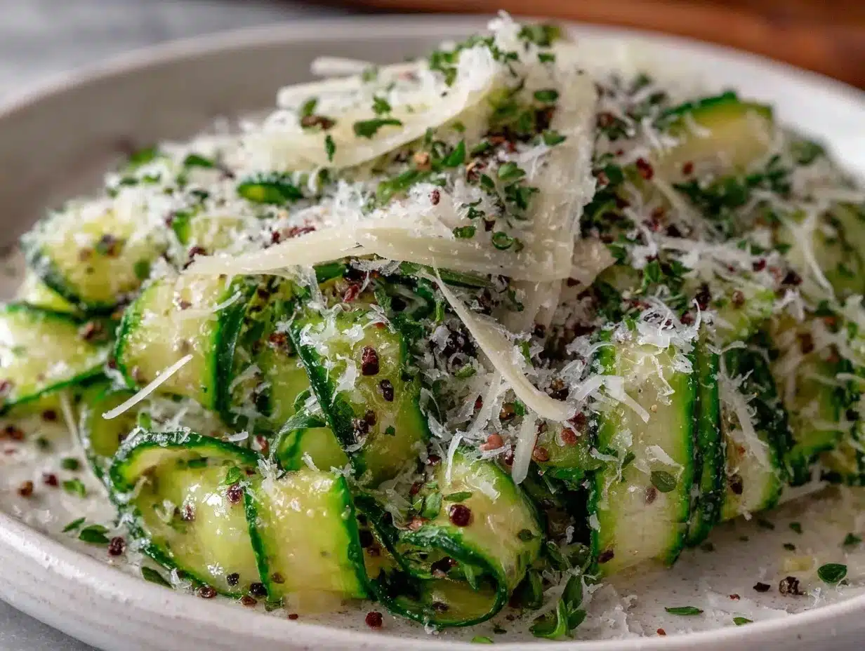 fresh shaved asparagus salad preparation steps