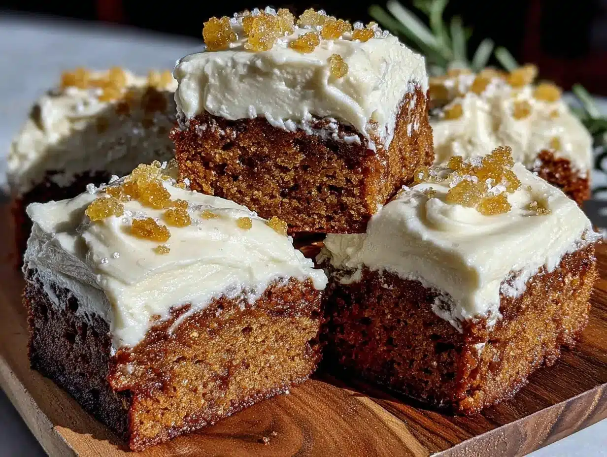 gingerbread cookie bars preparation steps