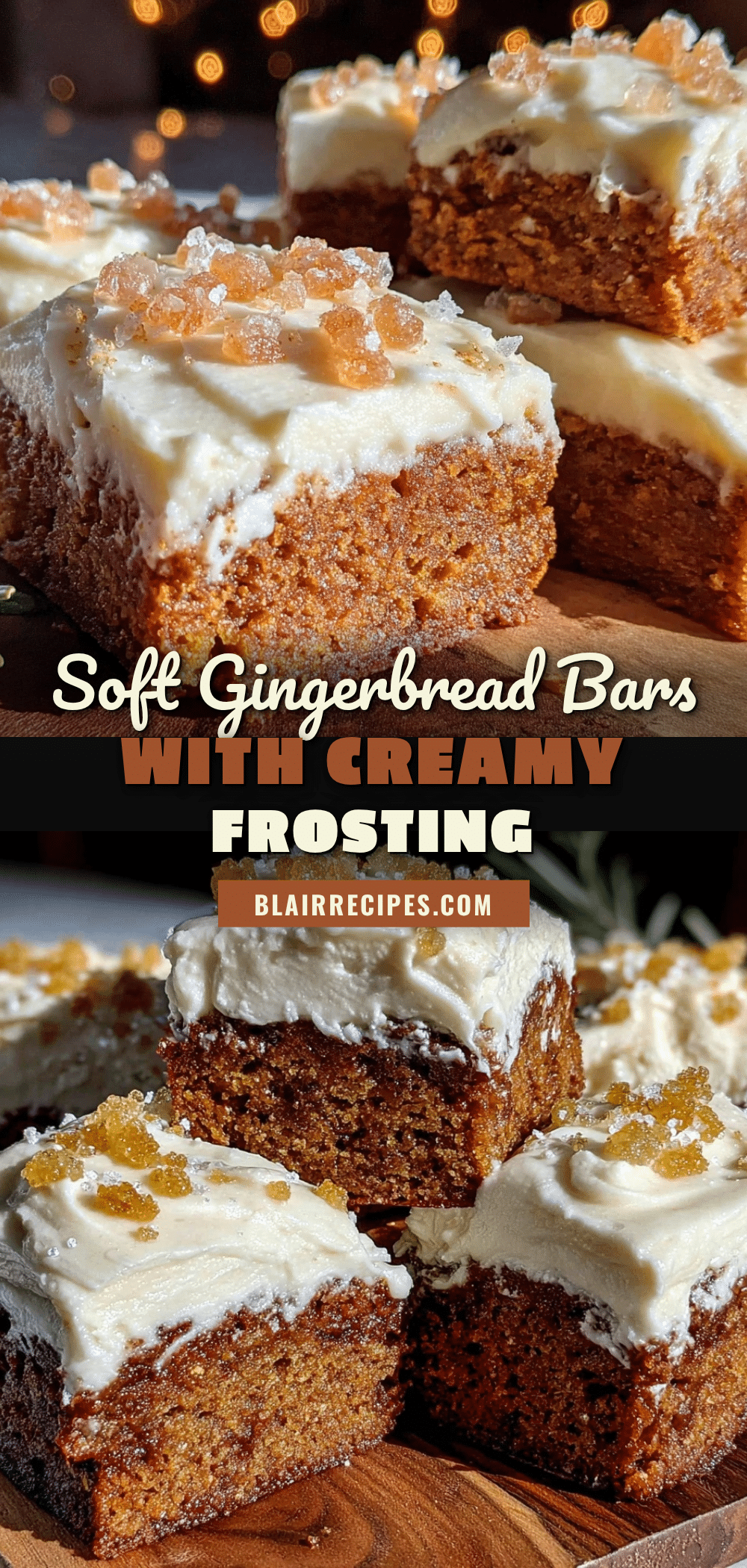 gingerbread cookie bars recipe