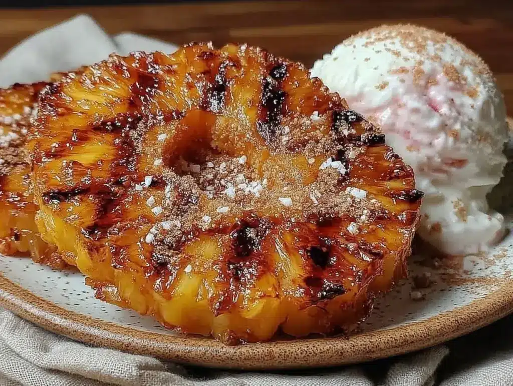 grilled pineapple recipe - featured image