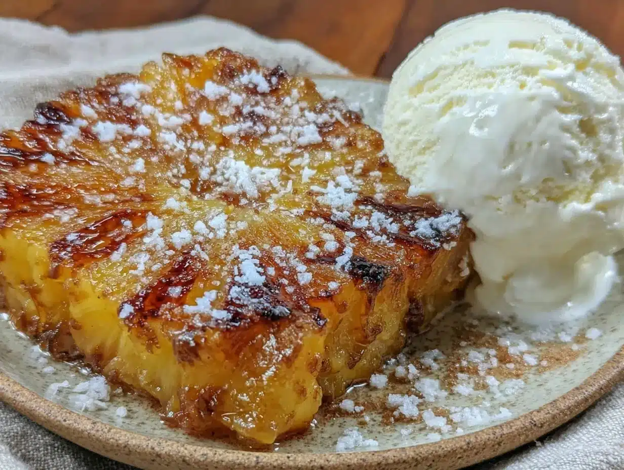 grilled pineapple recipe preparation steps