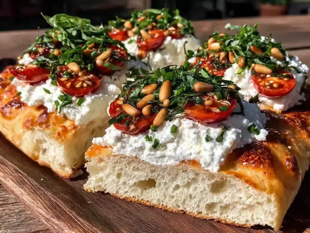 healthy high protein cottage cheese flatbread - featured image