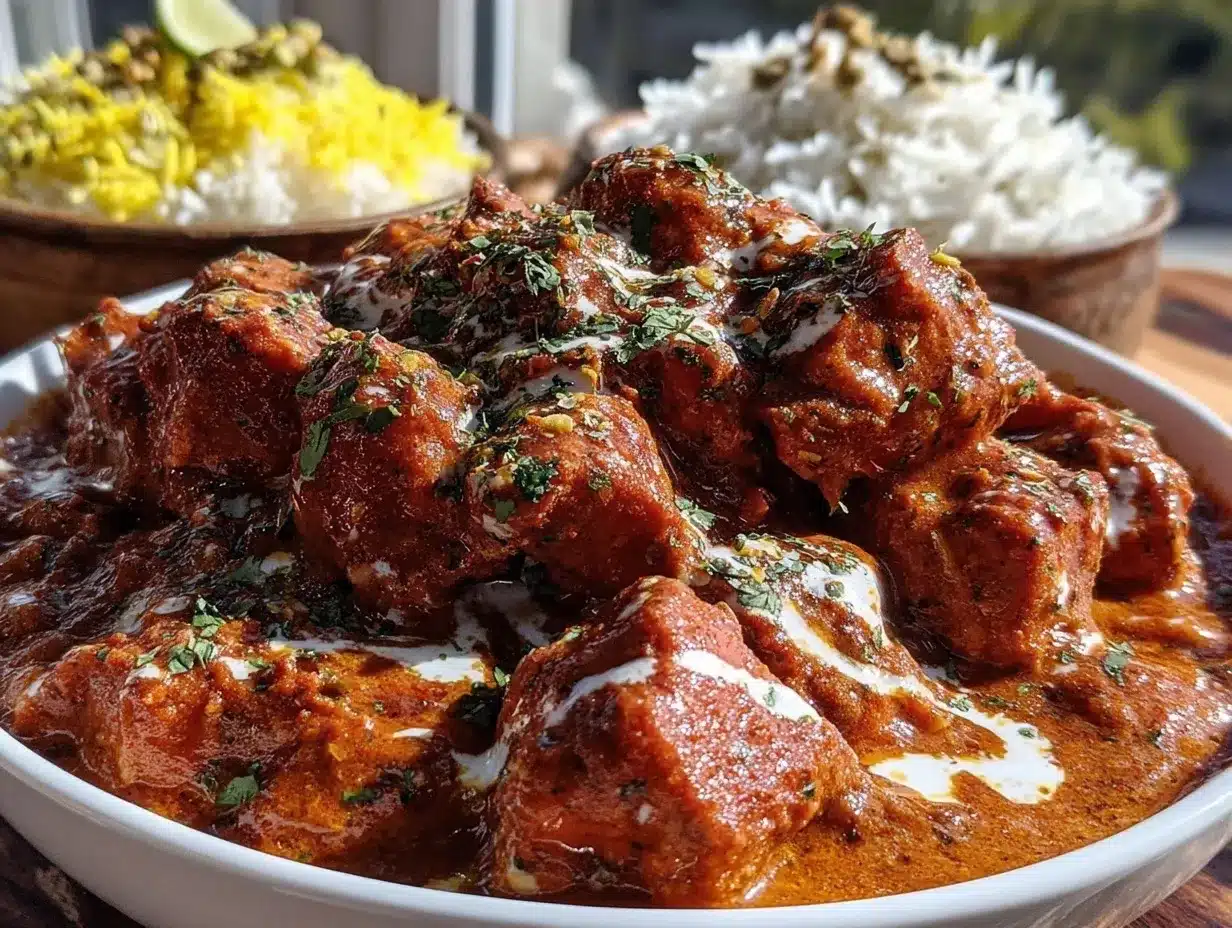 Instant Pot butter chicken preparation steps