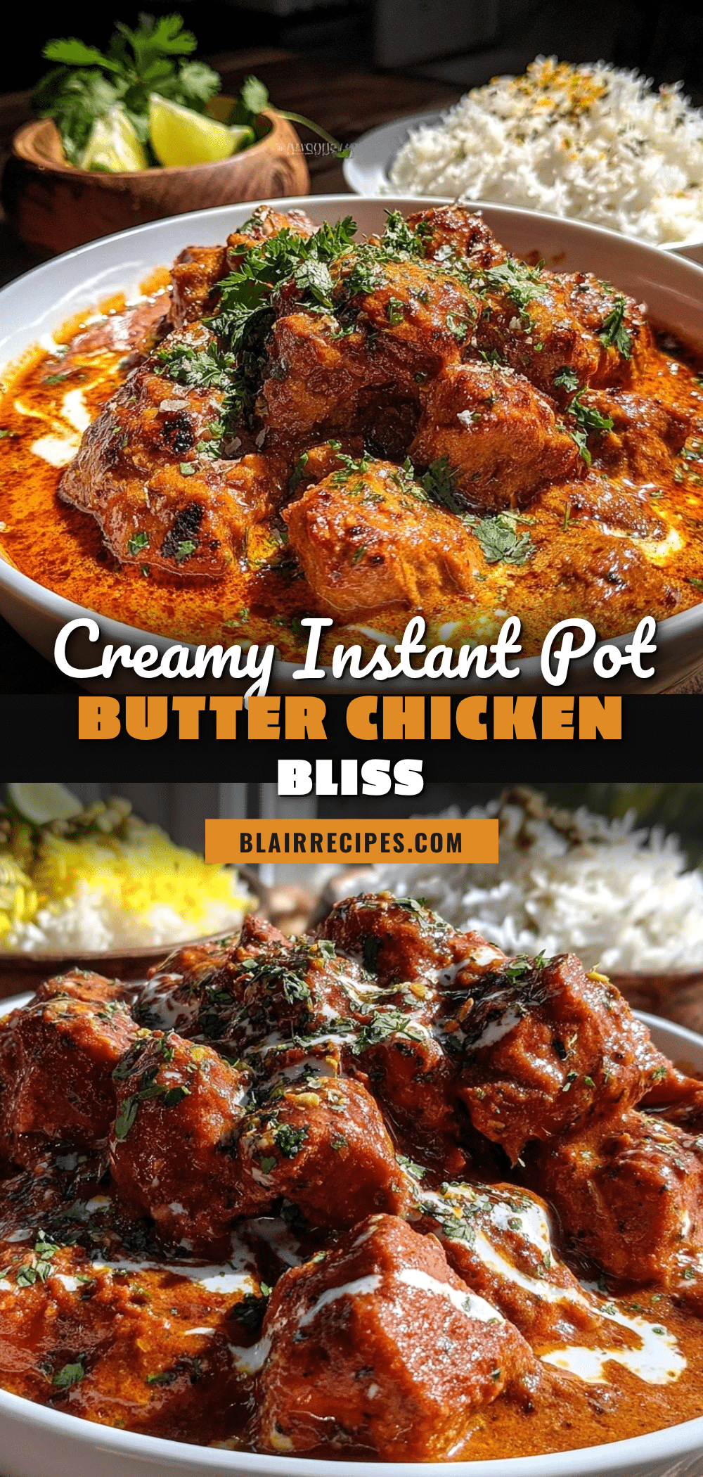 Instant Pot butter chicken recipe