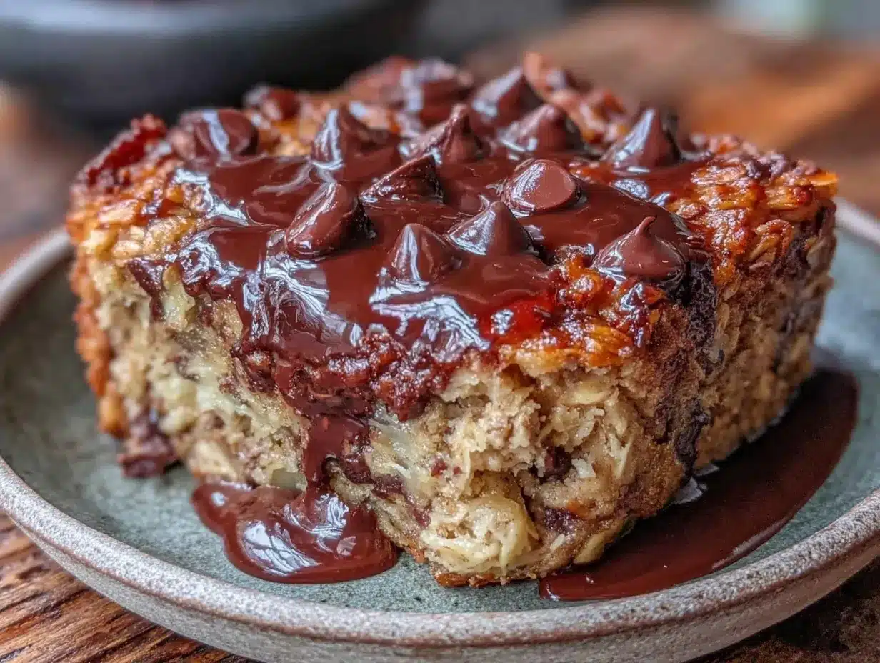 moist banana bread baked oatmeal preparation steps