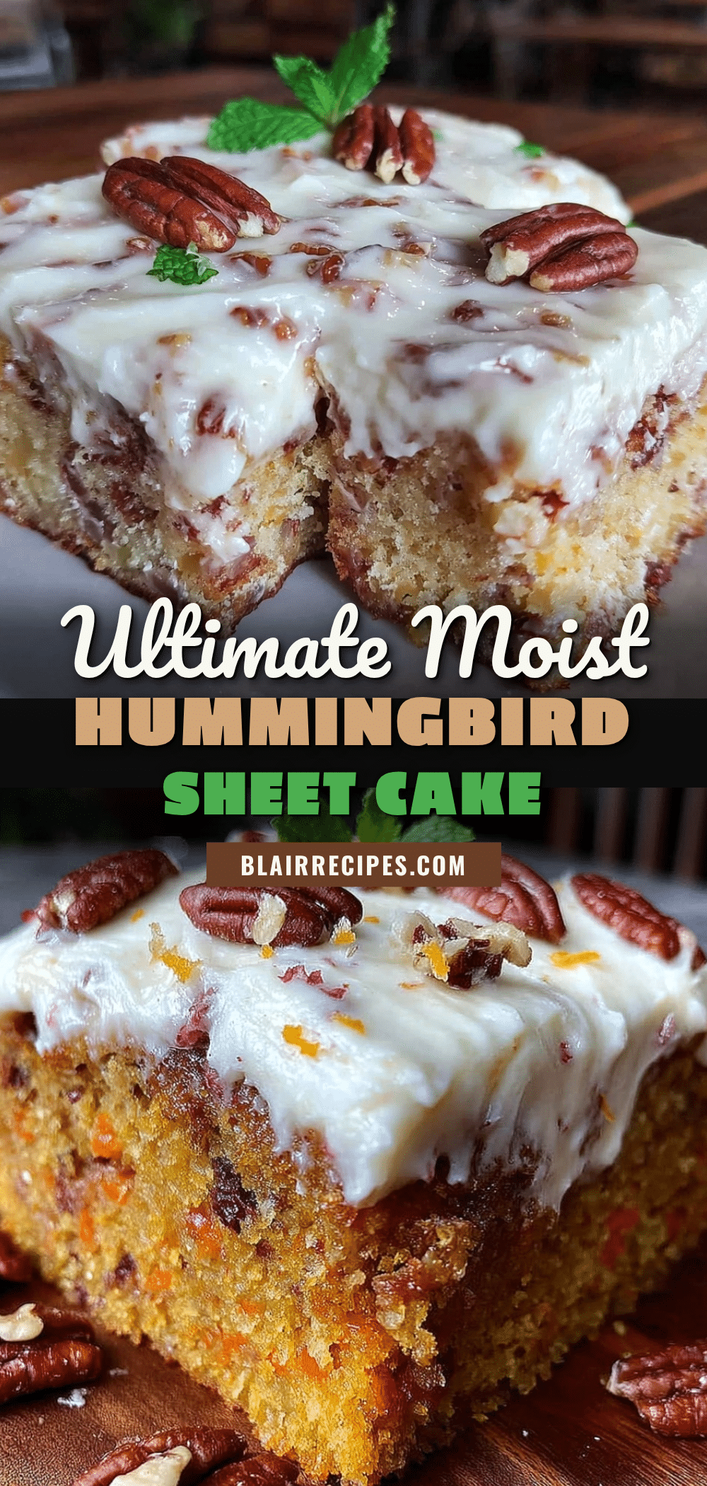 moist hummingbird sheet cake recipe